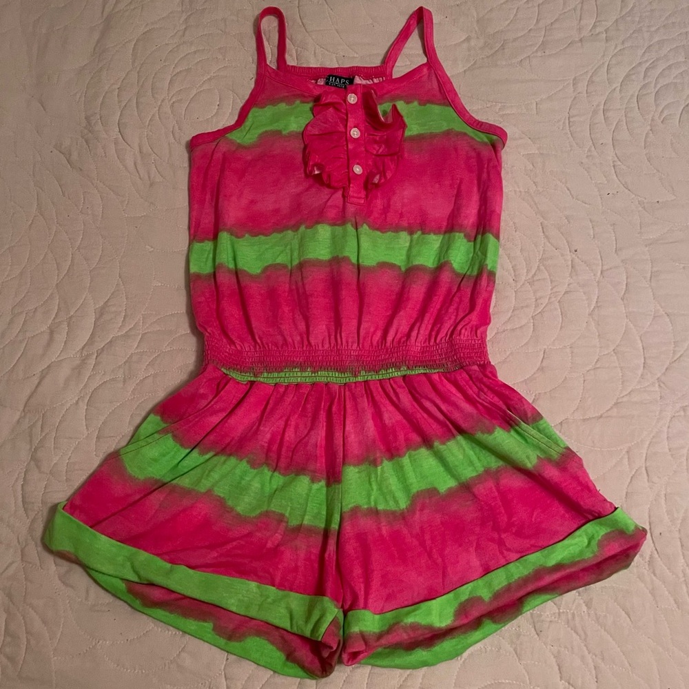 Chaps Girls Romper